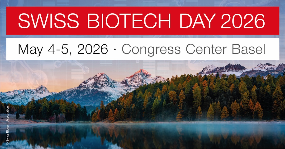 Image announcing the Swiss Biotech Day 2026